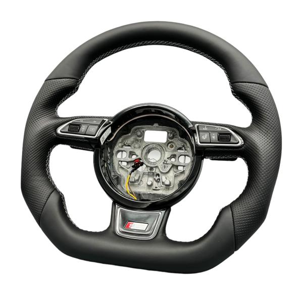 Audi A3 8v A4 B8 B9 A6 4F A8 D3 Q3 Q7 S Line Lenkrad neu beziehen